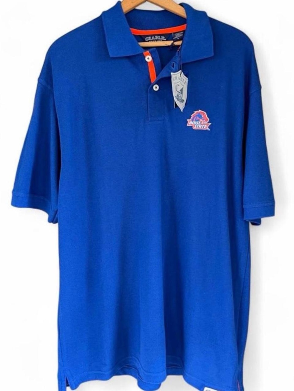 Charles River Blue Boise State Polo Shirt